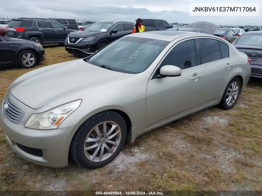 2007 Infiniti G35 VIN: JNKBV61E37M717064 Lot: 40489954