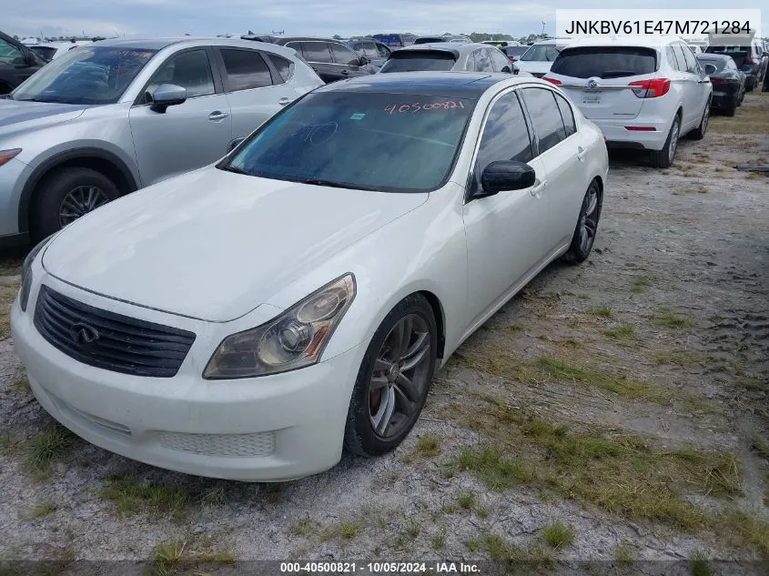 2007 Infiniti G35 VIN: JNKBV61E47M721284 Lot: 40500821