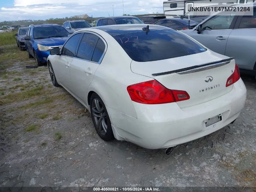 2007 Infiniti G35 VIN: JNKBV61E47M721284 Lot: 40500821