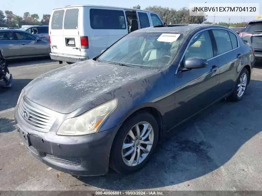 2007 Infiniti G35 Journey VIN: JNKBV61EX7M704120 Lot: 40506881