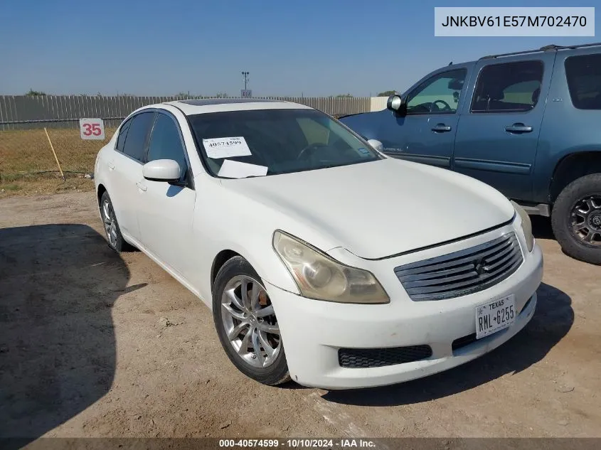 JNKBV61E57M702470 2007 Infiniti G35 Journey