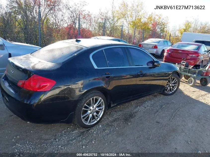 2007 Infiniti G35 Journey VIN: JNKBV61E27M713622 Lot: 40625752