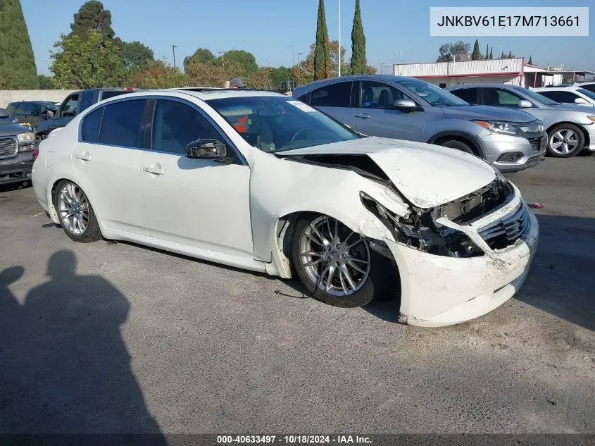 2007 Infiniti G35 Sport VIN: JNKBV61E17M713661 Lot: 40633497