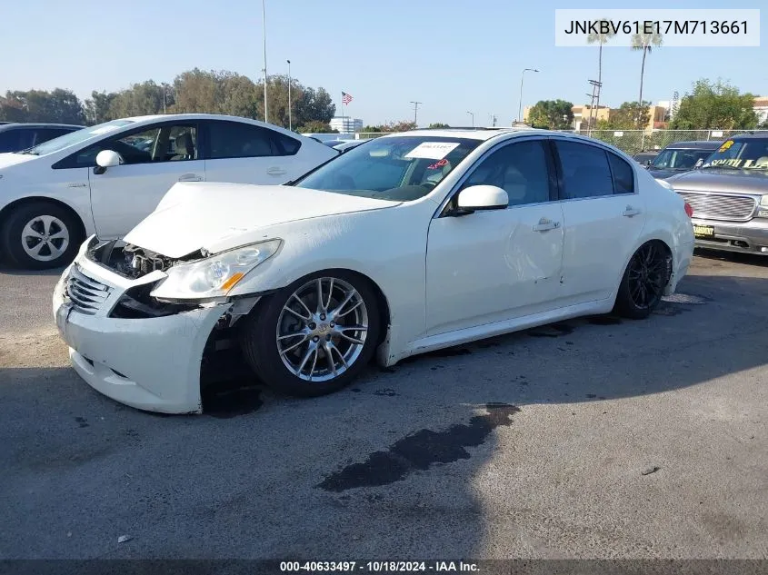 2007 Infiniti G35 Sport VIN: JNKBV61E17M713661 Lot: 40633497