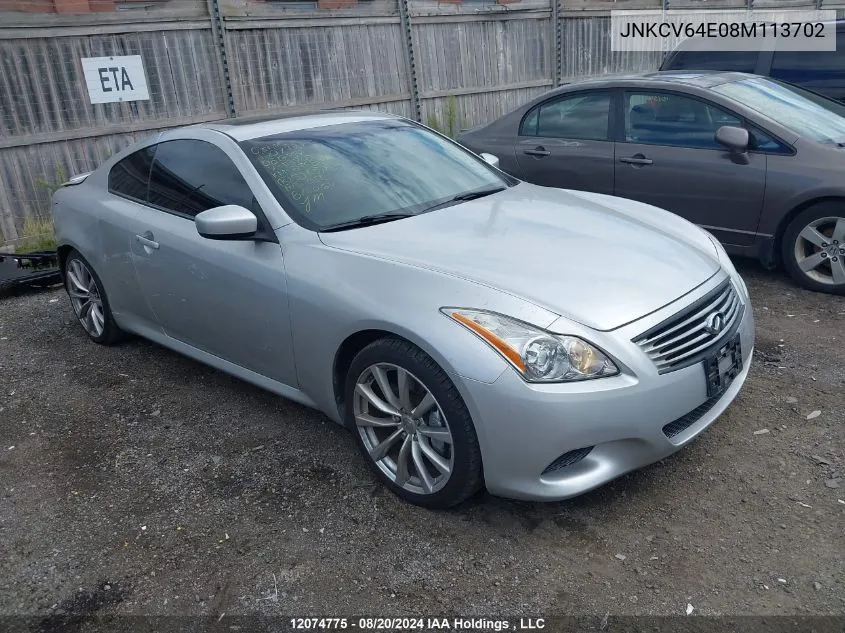 JNKCV64E08M113702 2008 Infiniti G37 Journey/Sport