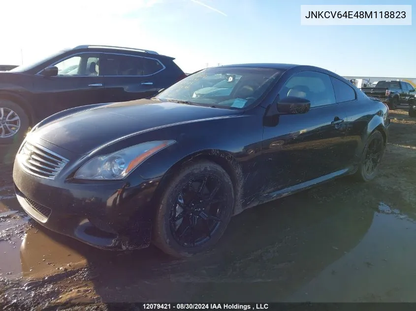 2008 Infiniti G37 Journey VIN: JNKCV64E48M118823 Lot: 12079421