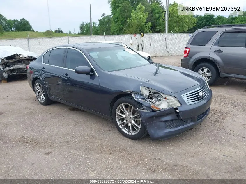 2008 Infiniti G35 Journey VIN: JNKBV61E98M207352 Lot: 39328772