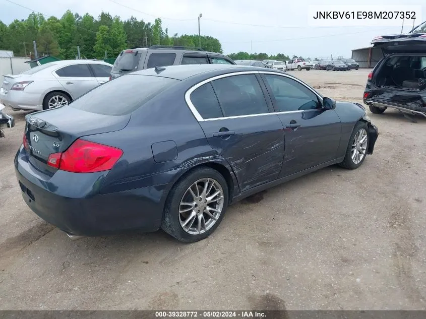 2008 Infiniti G35 Journey VIN: JNKBV61E98M207352 Lot: 39328772