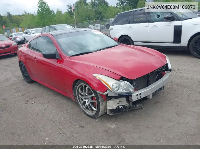 JNKCV64E88M106870 2008 Infiniti G37 Sport