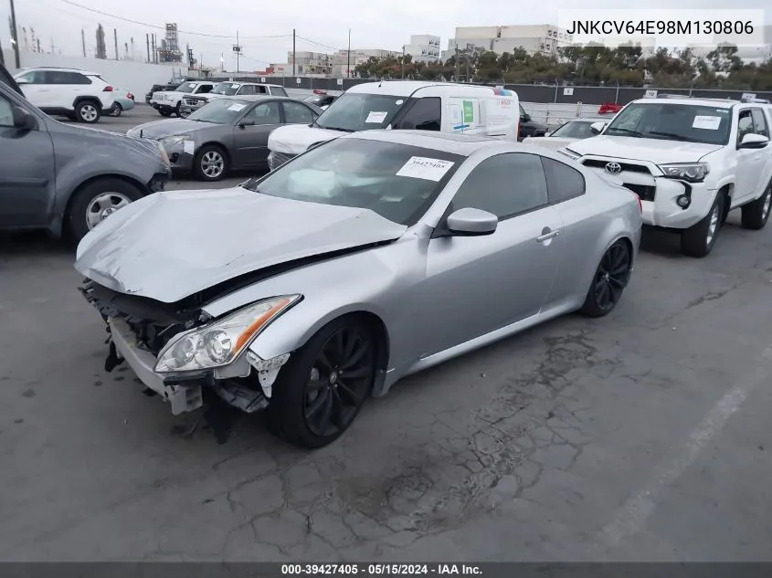 2008 Infiniti G37 Journey VIN: JNKCV64E98M130806 Lot: 39427405