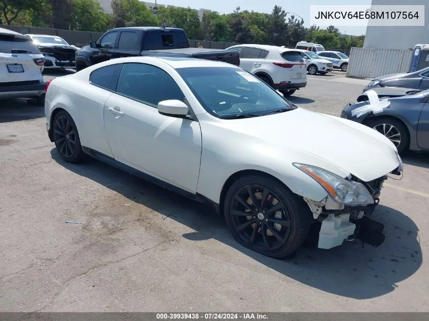 2008 Infiniti G37 Sport VIN: JNKCV64E68M107564 Lot: 39939438