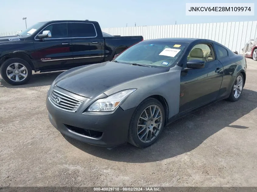 2008 Infiniti G37 Journey VIN: JNKCV64E28M109974 Lot: 40029710