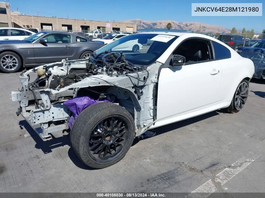 JNKCV64E28M121980 2008 Infiniti G37 Sport