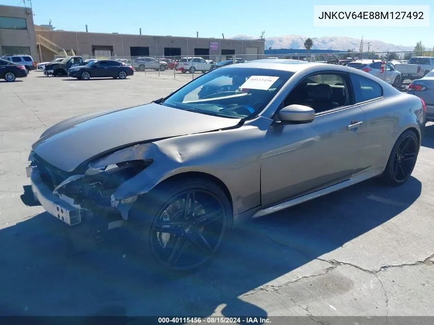 JNKCV64E88M127492 2008 Infiniti G37 Journey