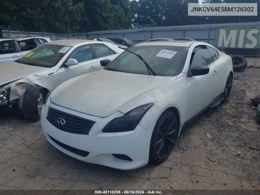 JNKCV64E58M126302 2008 Infiniti G37 Journey