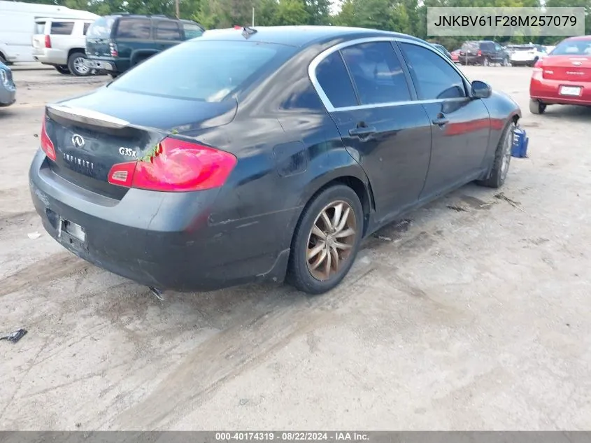 JNKBV61F28M257079 2008 Infiniti G35X