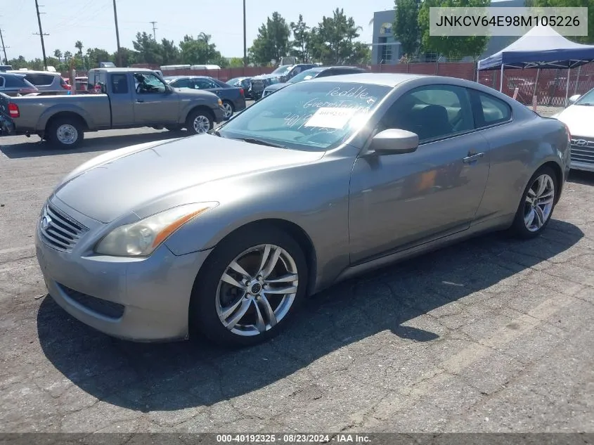 2008 Infiniti G37 Journey VIN: JNKCV64E98M105226 Lot: 40192325