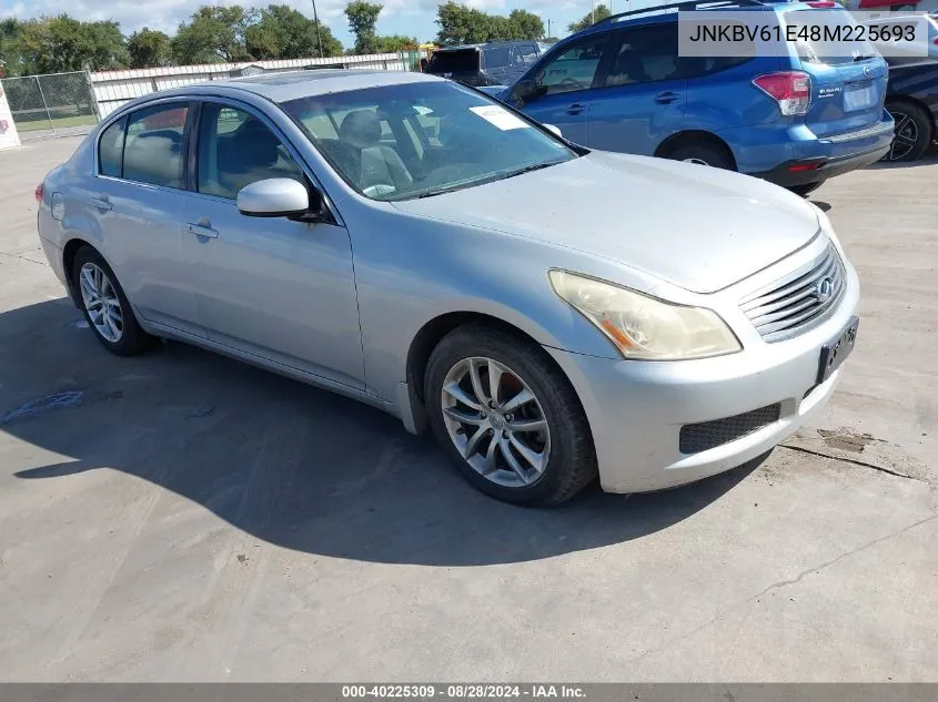 2008 Infiniti G35 Journey VIN: JNKBV61E48M225693 Lot: 40225309