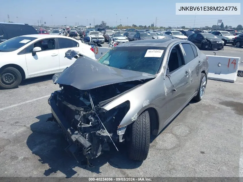 2008 Infiniti G35 Sport VIN: JNKBV61E38M224776 Lot: 40234056