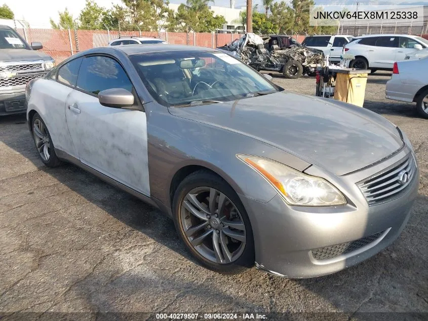 2008 Infiniti G37 Journey VIN: JNKCV64EX8M125338 Lot: 40279507