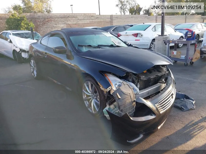 2008 Infiniti G37 Journey/Sport VIN: JNKCV64E18M109254 Lot: 40398972