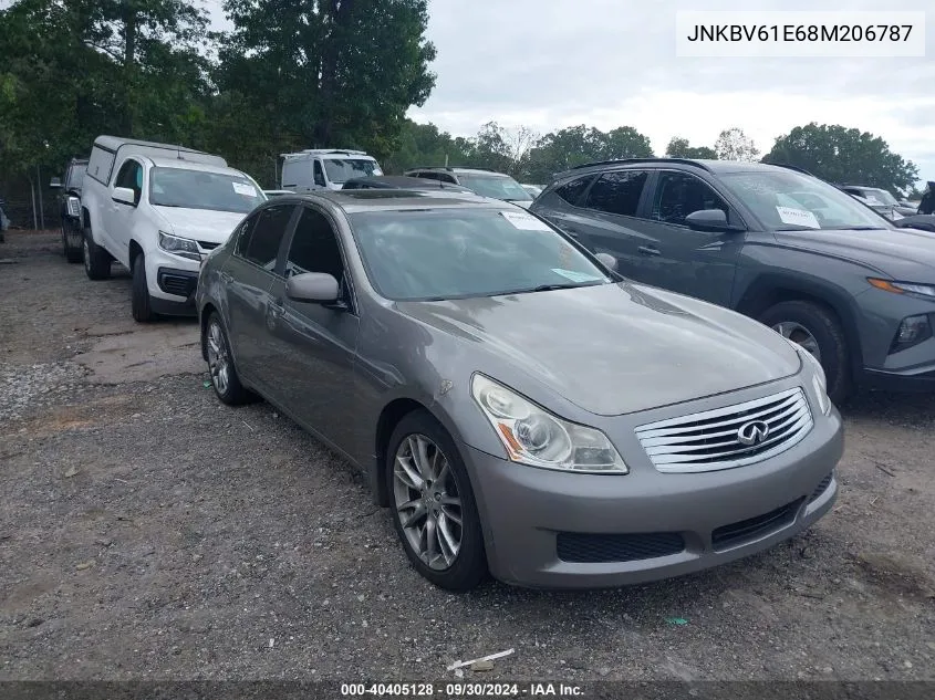 2008 Infiniti G35 Journey VIN: JNKBV61E68M206787 Lot: 40405128