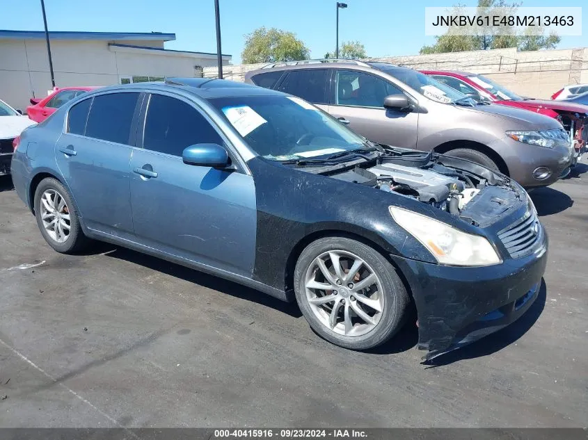 2008 Infiniti G35 Journey VIN: JNKBV61E48M213463 Lot: 40415916