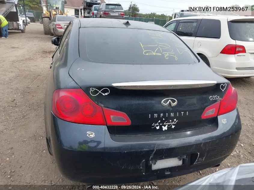 JNKBV61F08M253967 2008 Infiniti G35X