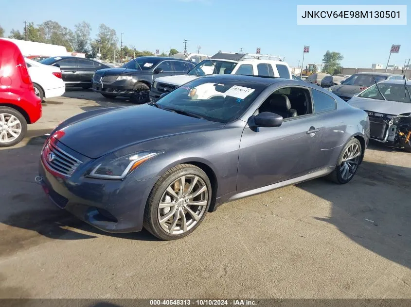 2008 Infiniti G37 Sport VIN: JNKCV64E98M130501 Lot: 40548313