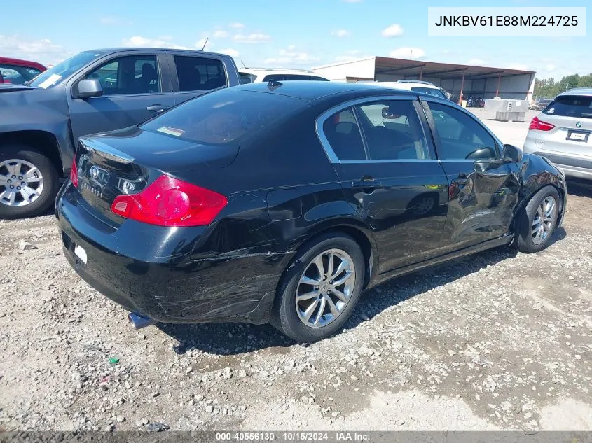 2008 Infiniti G35 Journey VIN: JNKBV61E88M224725 Lot: 40556130