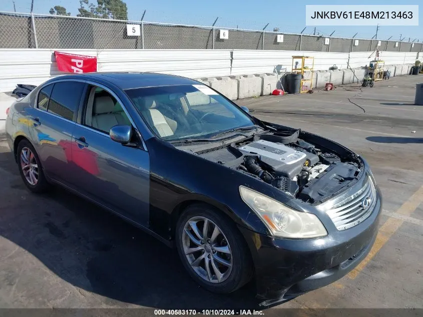 2008 Infiniti G35 Journey VIN: JNKBV61E48M213463 Lot: 40583170