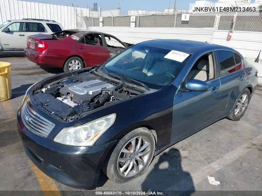 2008 Infiniti G35 Journey VIN: JNKBV61E48M213463 Lot: 40583170