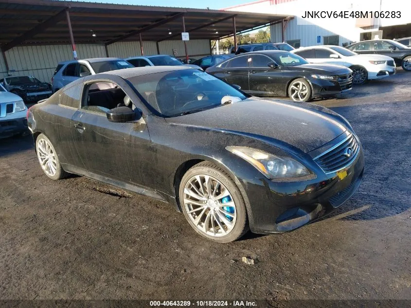 JNKCV64E48M106283 2008 Infiniti G37 Sport