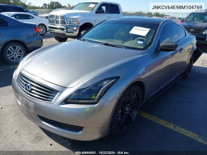 JNKCV64E98M104769 2008 Infiniti G37 Journey