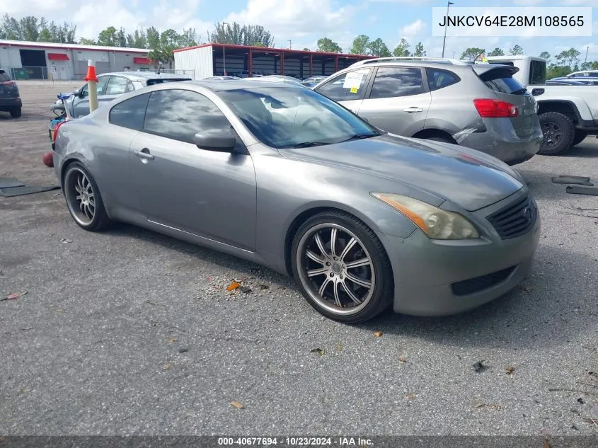 2008 Infiniti G37 Journey VIN: JNKCV64E28M108565 Lot: 40677694