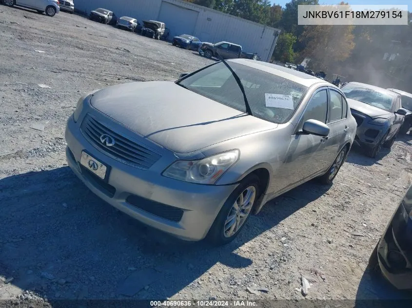 JNKBV61F18M279154 2008 Infiniti G35X