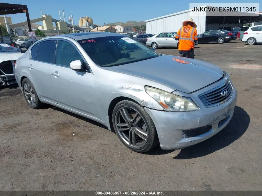 JNKCV61EX9M011345 2009 Infiniti G37 Journey