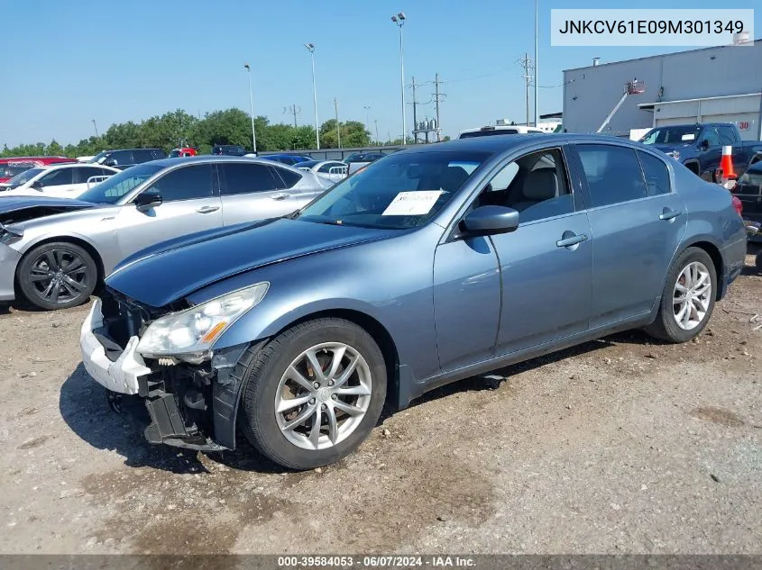 2009 Infiniti G37 Journey VIN: JNKCV61E09M301349 Lot: 39584053