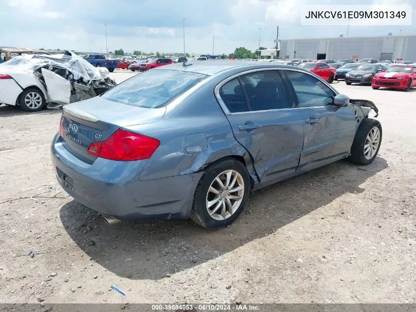 2009 Infiniti G37 Journey VIN: JNKCV61E09M301349 Lot: 39584053