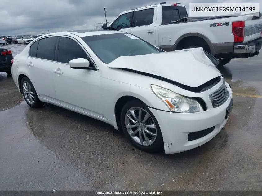 2009 Infiniti G37 Journey VIN: JNKCV61E39M014099 Lot: 39643884