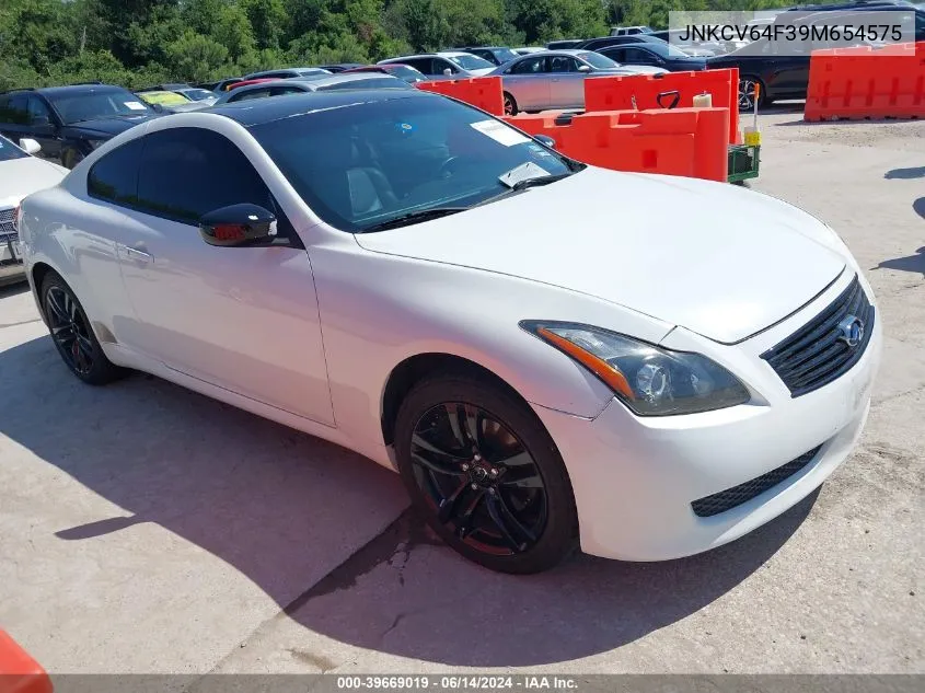 2009 Infiniti G37X VIN: JNKCV64F39M654575 Lot: 39669019