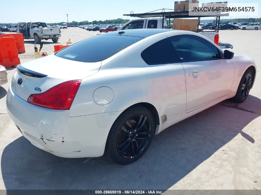 2009 Infiniti G37X VIN: JNKCV64F39M654575 Lot: 39669019