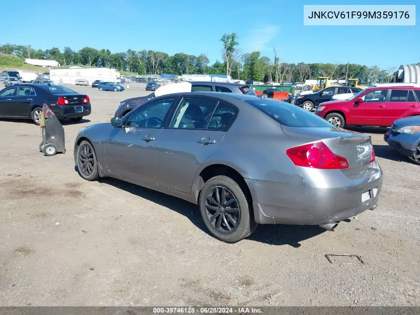 2009 Infiniti G37X VIN: JNKCV61F99M359176 Lot: 39746128