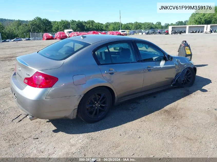 2009 Infiniti G37X VIN: JNKCV61F99M359176 Lot: 39746128