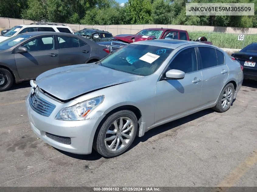 2009 Infiniti G37 Journey VIN: JNKCV61E59M305509 Lot: 39956182