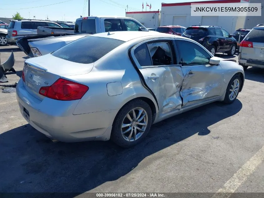 2009 Infiniti G37 Journey VIN: JNKCV61E59M305509 Lot: 39956182