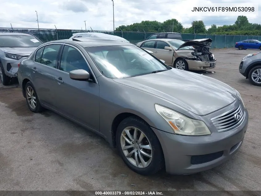 JNKCV61F89M053098 2009 Infiniti G37