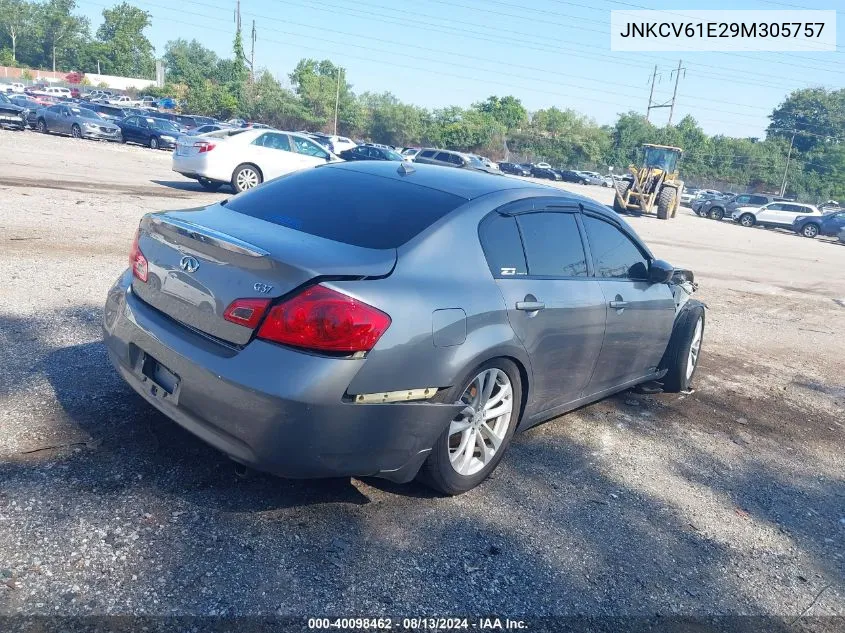 2009 Infiniti G37 Journey VIN: JNKCV61E29M305757 Lot: 40098462