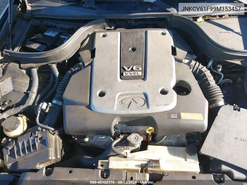 JNKCV61F99M353457 2009 Infiniti G37X