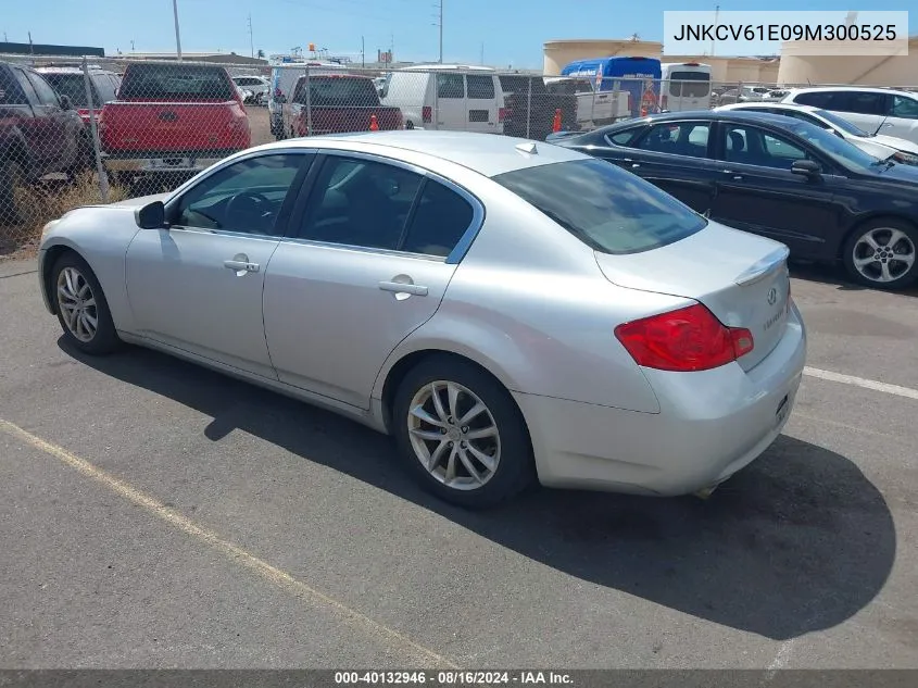 2009 Infiniti G37 Journey VIN: JNKCV61E09M300525 Lot: 40132946